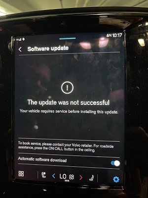 Software update Pending