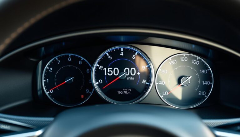 A high-mileage Volvo XC90 with odometer showing over 150,000 miles, highlighting the buy a Volvo with high mileage decision