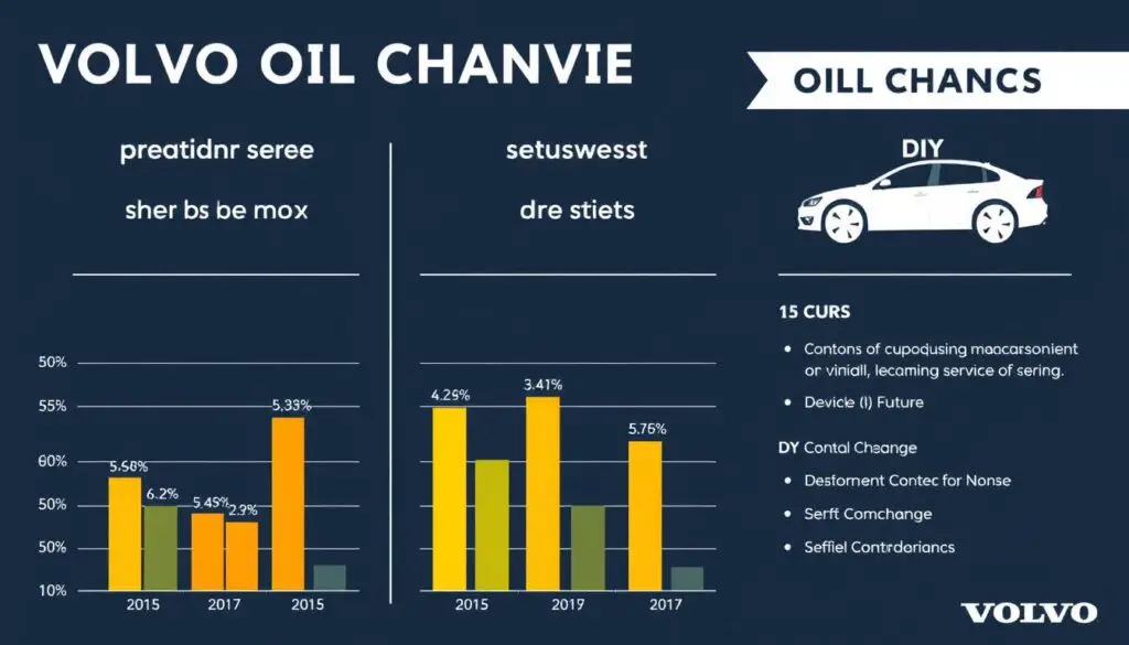 Cost comparison chart for Volvo oil change options