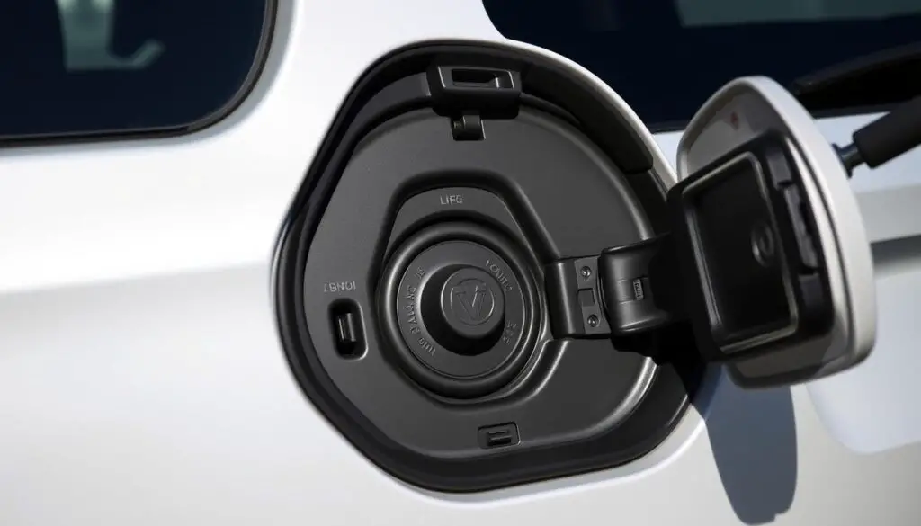 First generation Volvo XC90 fuel door and cap