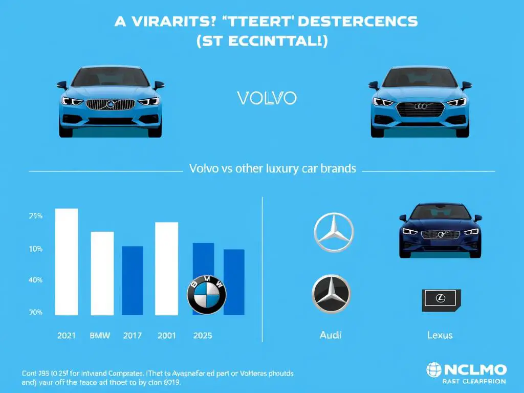 Graph showing comparative theft rates between Volvo and other luxury car brands