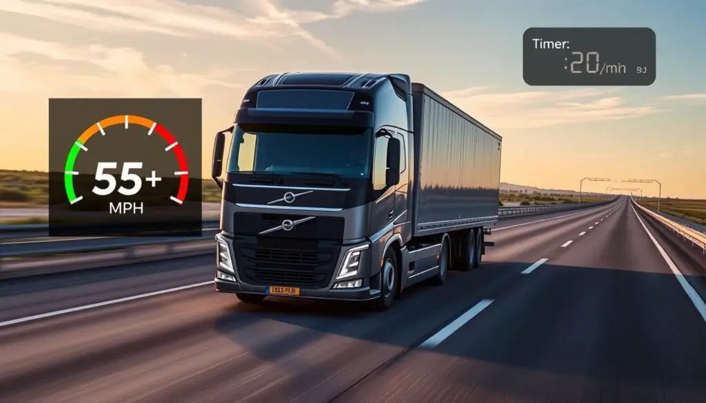 Highway driving conditions for successful on-road regeneration for Volvo D13