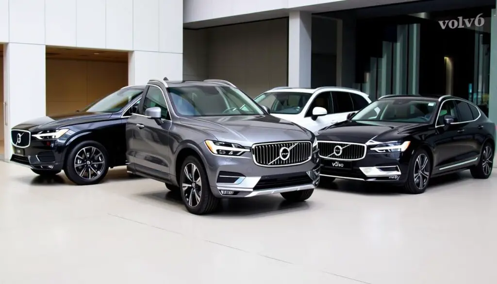 Lineup of Volvo vehicles featuring T6 engines including XC90, XC60, and S60 Lineup of Volvo vehicles featuring T6 engines including XC90, XC60, and S60
