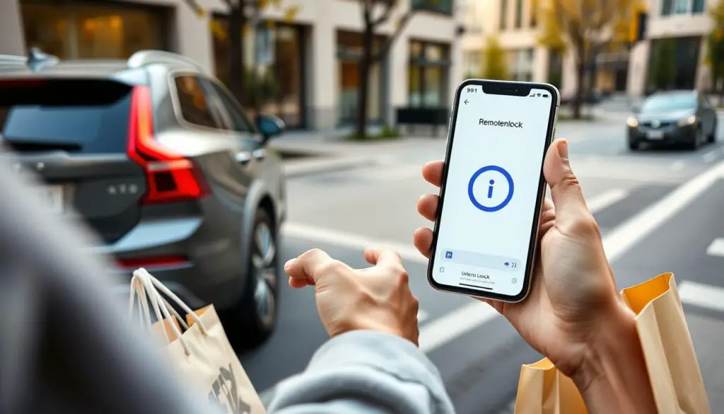 Person enjoying the benefits of Volvo app subscription features in daily life