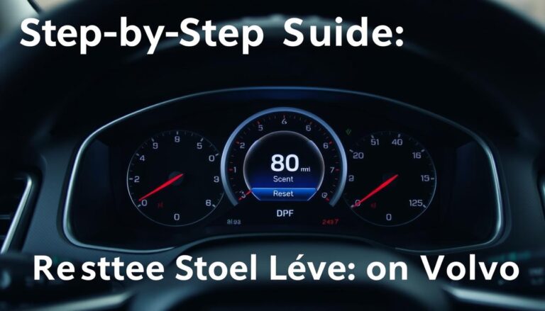 Reset Soot Level on Volvo
