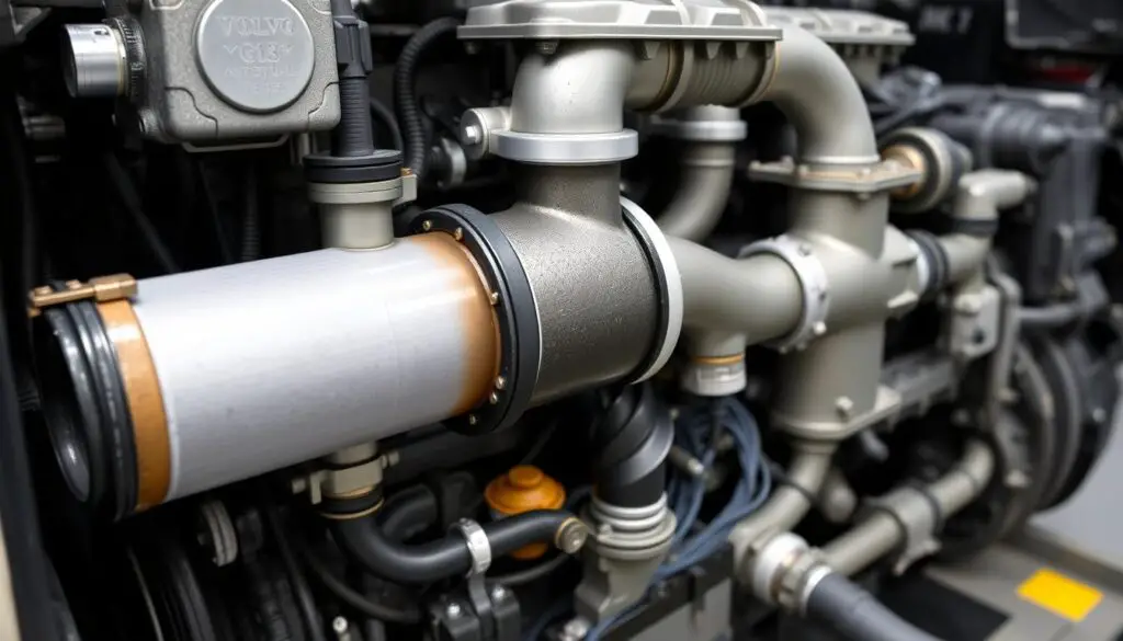 Volvo D13 engine with properly maintained DPF system