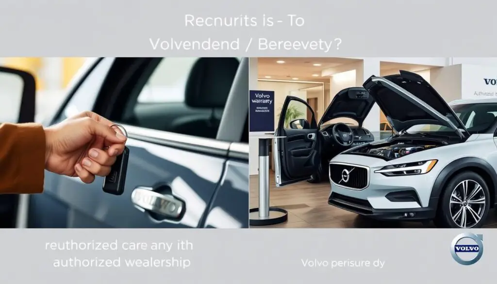 Volvo Extended Warranty Cost benefits showing rental car and roadside assistance