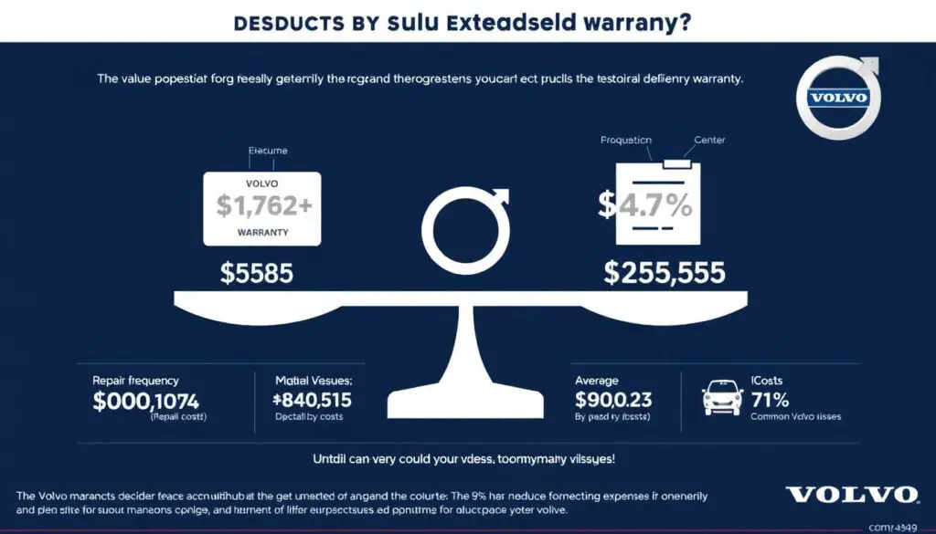 Volvo Extended Warranty Cost value analysis showing repair frequency and costs