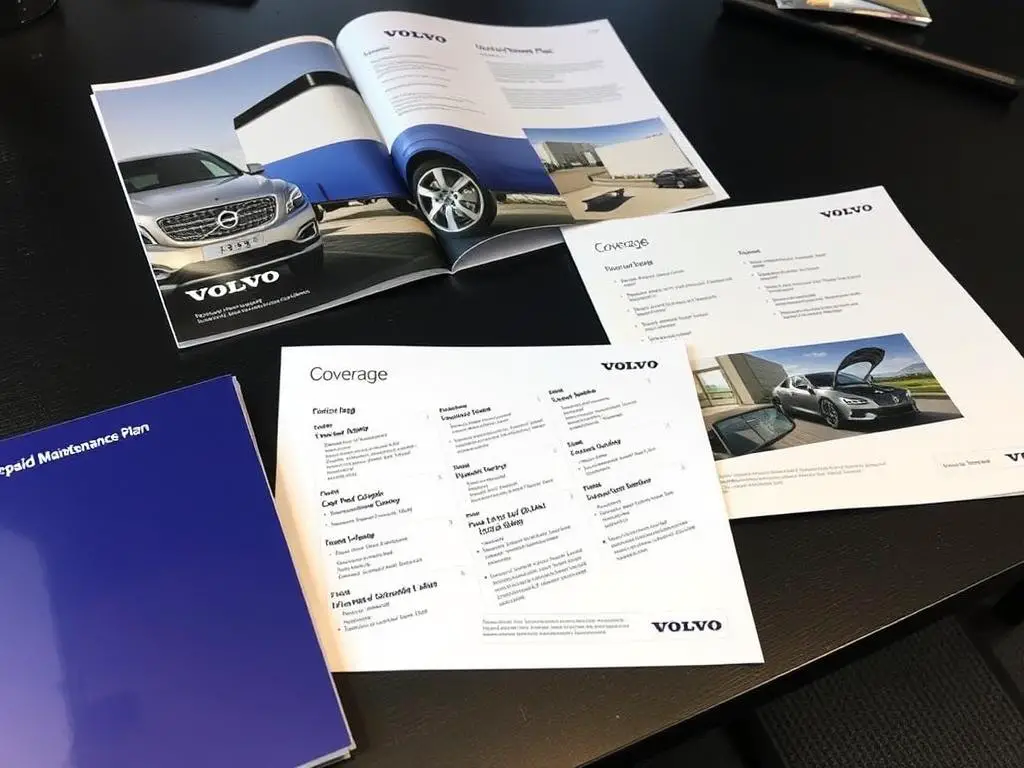 Volvo Prepaid Maintenance Plan brochure and documentation