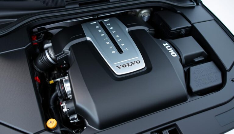 Volvo T6 engine with twin-charging technology highlighted