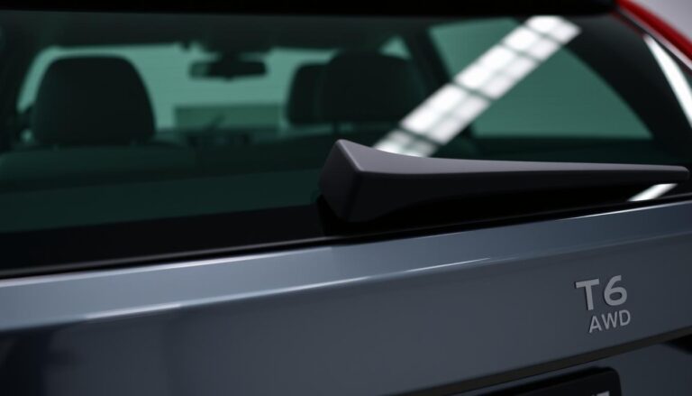 Volvo VIN number and badge on a modern Volvo vehicle