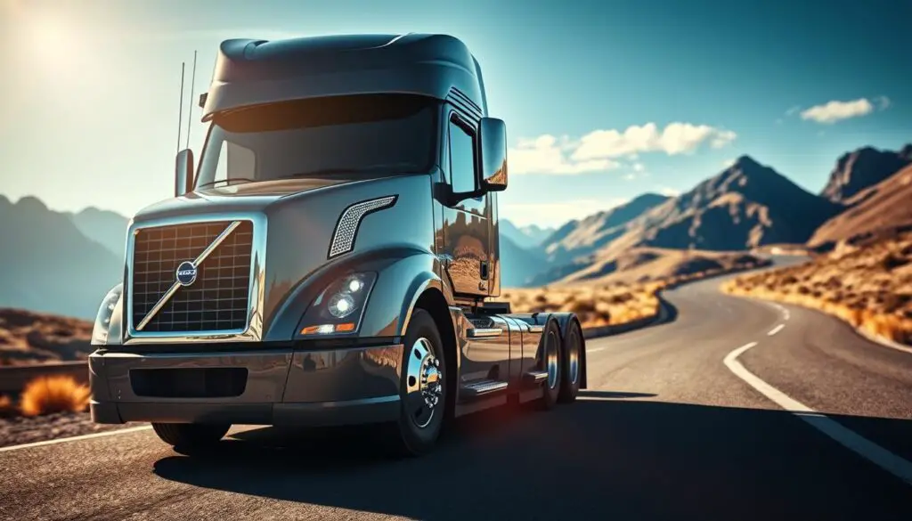 Volvo semi truck performance features
