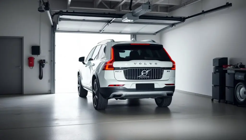 Volvo vehicle parked in garage with door successfully programmed Volvo vehicle parked in garage with door successfully programmed