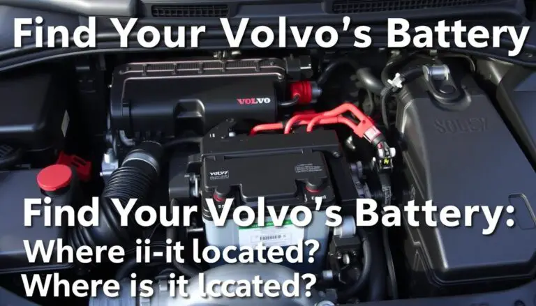Where is the Battery in a Volvo