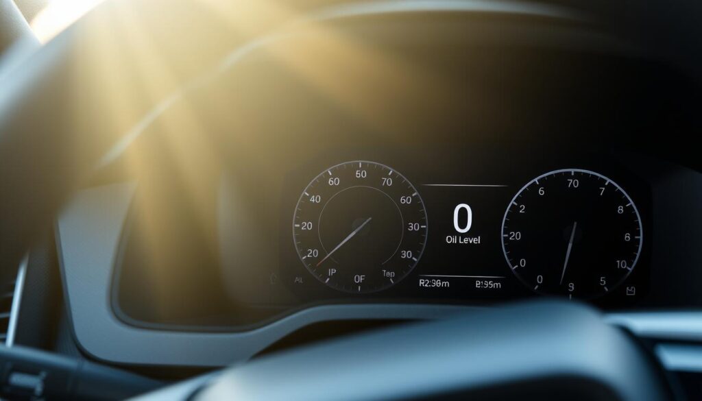oil level instrument panel