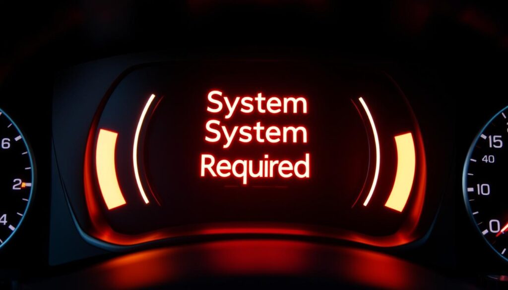 system service required
