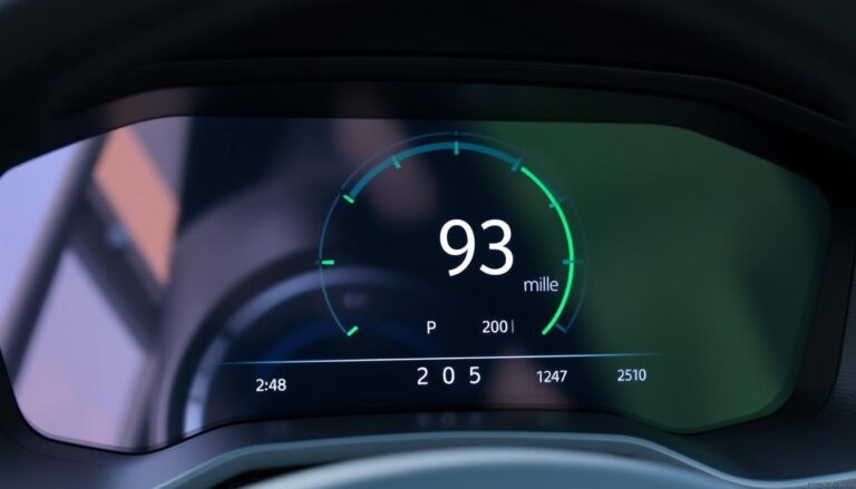 2024 Volvo XC40 Recharge dashboard displaying electric range