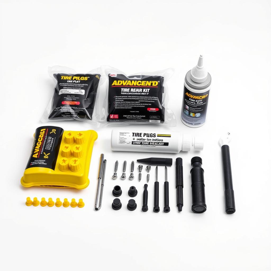 Advanced tire repair kit with plugs for Volvo XC60 T8 Advanced tire repair kit with plugs for Volvo XC60 T8