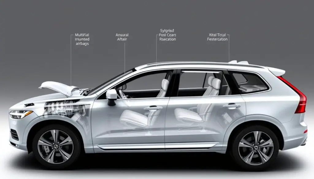 Modern Volvo safety systems evolved from SIPS side-impact safety system Modern Volvo safety systems evolved from SIPS side-impact safety system