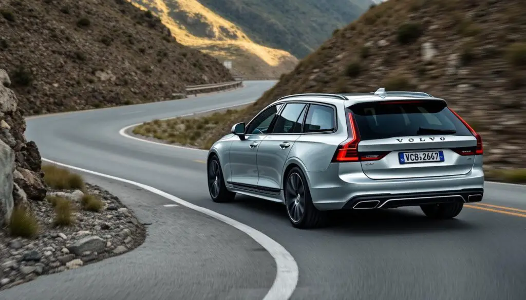 Volvo V90 in R-Design trim with performance styling elements Volvo V90 in R-Design trim with performance styling elements