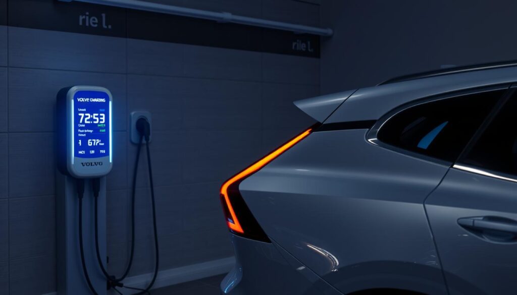 Volvo hybrid electric vehicle being charged optimally to maximize battery life Volvo hybrid electric vehicle being charged optimally to maximize battery life