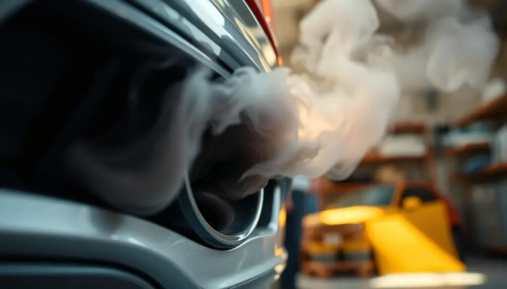 smoke coming from exhaust smoke coming from exhaust