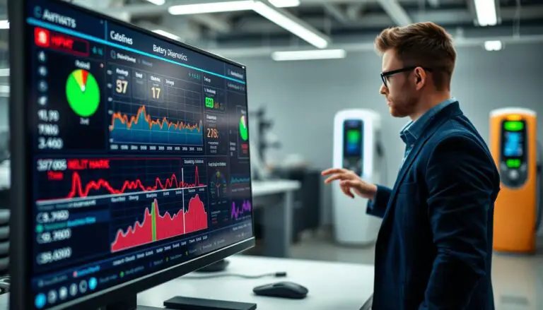 How does Volvo integrate battery diagnostics into vehicle software?