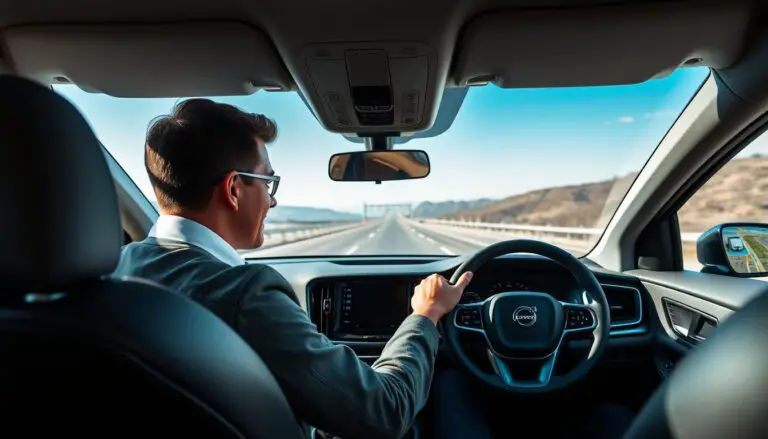 How does Volvo monitor driver fatigue and behavior in long-distance driving?