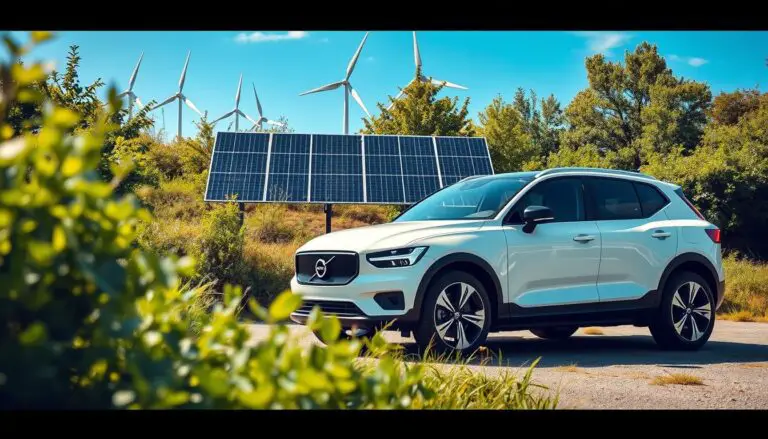 What steps does Volvo take to reduce battery lifecycle emissions?