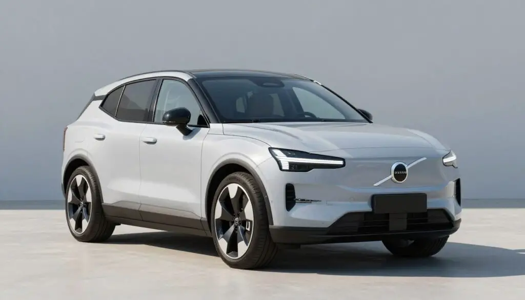 Volvo EX90 exterior showcasing evolution of Scandinavian design in electric vehicles Volvo EX90 exterior showcasing evolution of Scandinavian design in electric vehicles