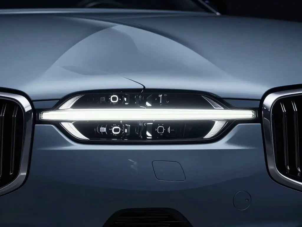 Volvo XC60 Thor's Hammer headlights detail Volvo XC60 Thor's Hammer headlights detail