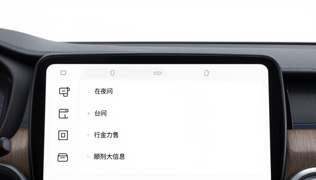 Volvo's minimalist technology interface showing clean design Volvo's minimalist technology interface showing clean design