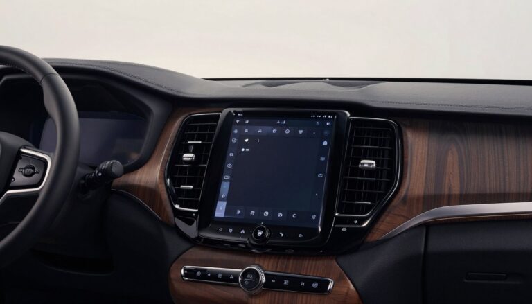 Why is my 2025 XC90 infotainment screen black?